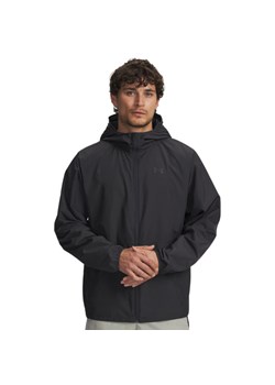 Męska kurtka outdoorowa Under Armour M Explor UPF Hike Jacket - czarna ze sklepu Sportstylestory.com w kategorii Kurtki męskie - zdjęcie 188544754