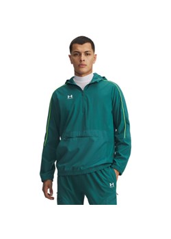 Męska kurtka treningowa Under Armour UA M Challenger Warmup - zielona ze sklepu Sportstylestory.com w kategorii Kurtki męskie - zdjęcie 188545050