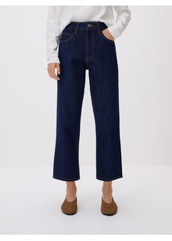 Reserved - Jeansy straight - granatowy ze sklepu Reserved w kategorii Jeansy damskie - zdjęcie 188546152