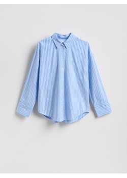 Reserved - Koszula z bawełny oxford - jasnoniebieski ze sklepu Reserved w kategorii Koszule damskie - zdjęcie 188546522