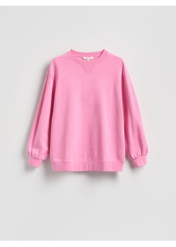 Reserved - Bluza z nadrukiem na plecach - różowy ze sklepu Reserved w kategorii Bluzy damskie - zdjęcie 188546524