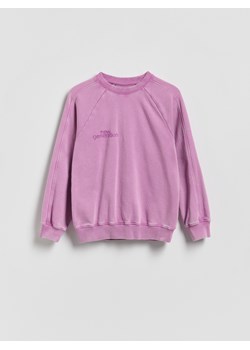 Reserved - Bluza oversize z efektem sprania - fuksja ze sklepu Reserved w kategorii Bluzy chłopięce - zdjęcie 188546592