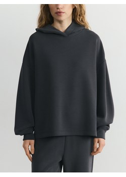 Reserved - Bluza oversize z modalem - granatowy ze sklepu Reserved w kategorii Bluzy damskie - zdjęcie 188546771