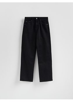 Reserved - Jeansy straight z krótszą nogawką - czarny ze sklepu Reserved w kategorii Jeansy damskie - zdjęcie 188546993
