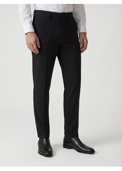 Reserved - Garniturowe spodnie w kant - czarny ze sklepu Reserved w kategorii Spodnie męskie - zdjęcie 188547013