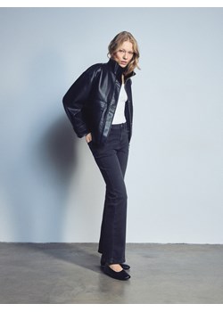 Reserved - Bawełniany longsleeve - złamana biel ze sklepu Reserved w kategorii Bluzki damskie - zdjęcie 188547241