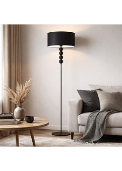 Czarna lampa stojąca do salonu BERMUDY ze sklepu Lysne w kategorii Lampy podłogowe - zdjęcie 188547312