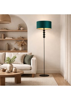 Srebrna lampa podłogowa do salonu BERMUDY GOLD w stylu urban jungle ze sklepu Lysne w kategorii Lampy podłogowe - zdjęcie 188547352