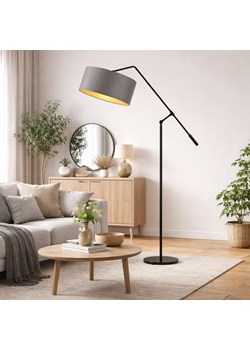 Skandynawska lampa stojąca do czytania regulowana LIBERIA GOLD ze sklepu Lysne w kategorii Lampy podłogowe - zdjęcie 188547412