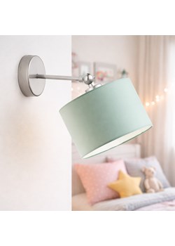 Dziecięca lampka na ścianę w kolorze mięty TETE kinkiet z regulowanym ramieniem ze sklepu Lysne w kategorii Lampy ścienne - zdjęcie 188547551