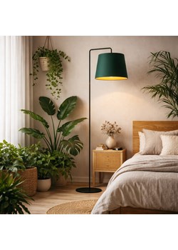 Lampa stojąca butelkowa zieleń RIJAD GOLD ze sklepu Lysne w kategorii Lampy podłogowe - zdjęcie 188547581