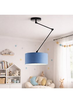 Lampa sufitowa kierunkowa do pokoju dziecięcego NEWA z niebieskim  abażurem ze sklepu Lysne w kategorii Lampy dziecięce - zdjęcie 188547640