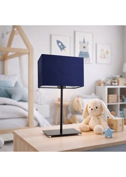 Minimalistyczna lampka nocna do pokoju dziecięcego AMALFI z geometrycznym abażurem ze sklepu Lysne w kategorii Lampy stołowe - zdjęcie 188547681