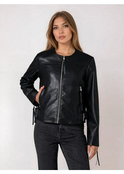 Sinsay - Kurtka biker z imitacji skóry - czarny ze sklepu Sinsay w kategorii Kurtki damskie - zdjęcie 188549070