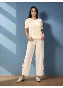 Sinsay - Wiskozowa piżama dwuczęściowa - żółty ze sklepu Sinsay w kategorii Piżamy damskie - zdjęcie 188549170