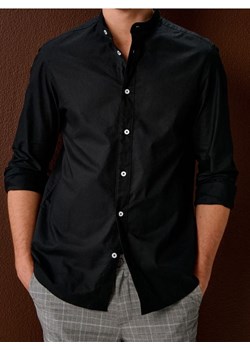 Sinsay - Bawełniana koszula - czarny ze sklepu Sinsay w kategorii Koszule męskie - zdjęcie 188549180