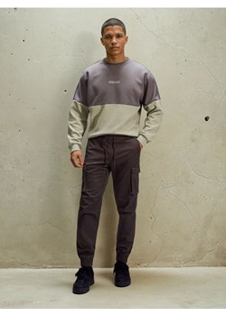 Sinsay - Spodnie cargo jogger - zielony ze sklepu Sinsay w kategorii Spodnie męskie - zdjęcie 188549200