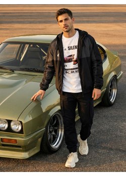 Sinsay - Spodnie cargo jogger - czarny ze sklepu Sinsay w kategorii Spodnie męskie - zdjęcie 188549202