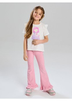 Sinsay - Legginsy flare z efektem sprania - różowy ze sklepu Sinsay w kategorii Spodnie dziewczęce - zdjęcie 188549220