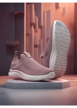Sinsay - Wsuwane sneakersy - różowy ze sklepu Sinsay w kategorii Buty sportowe damskie - zdjęcie 188549252