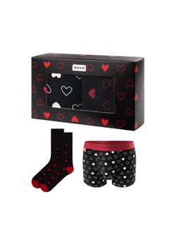 Zestaw Bokserki + Skarpetki Serca 2-pak ze sklepu Sklep SOXO w kategorii Bielizna męska - zdjęcie 188549342