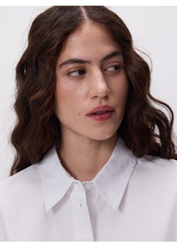 Reserved - Koszula z bawełny oxford - biały ze sklepu Reserved w kategorii Koszule damskie - zdjęcie 188550252