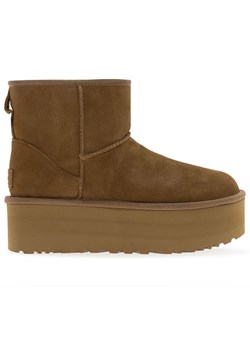 Buty damskie UGG Classic Mini Platform 1134991-CHE - brązowe ze sklepu streetstyle24.pl w kategorii Śniegowce damskie - zdjęcie 188550552
