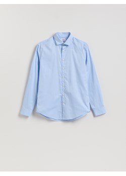 Reserved - Koszula slim z bawełny egipskiej - jasnoniebieski ze sklepu Reserved w kategorii Koszule męskie - zdjęcie 188566502