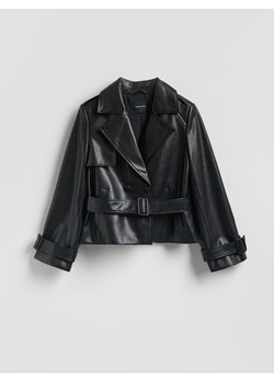 Reserved - Kurtka z imitacji skóry - czarny ze sklepu Reserved w kategorii Kurtki damskie - zdjęcie 188566734
