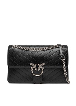 Torebka PINKO Love One Light Classic AI 25-26 PLTT 106174 A2JC Czarny ze sklepu eobuwie.pl w kategorii Listonoszki - zdjęcie 188567210