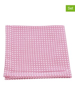 Overbeck and Friends Ściereczki (2 szt.) "Elli" w kolorze jasnoróżowym do naczyń - 35 x 35 cm ze sklepu Limango Polska w kategorii Ścierki kuchenne - zdjęcie 188568382