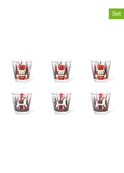Trendy Kitchen by EXCÉLSA Szklanki (6 szt.) "Vintage Christmas" ze wzorem - 250 ml ze sklepu Limango Polska w kategorii Naczynia - zdjęcie 188568591