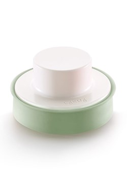 Lekué Prasa w kolorze zielono-białym do burgerów - wys. 5,6 x Ø 10 cm ze sklepu Limango Polska w kategorii Akcesoria kuchenne - zdjęcie 188568653