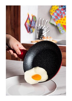 Trendy Kitchen by EXCÉLSA Patelnia "Phoenix" w kolorze czerwonym - Ø 20 cm ze sklepu Limango Polska w kategorii Garnki - zdjęcie 188568663