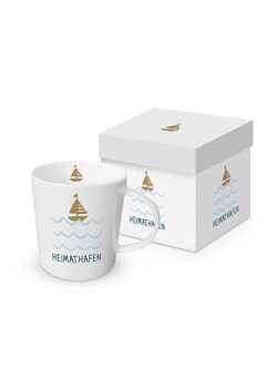 ppd Kubek jumbo "Seaside Heimathafen" w kolorze białym - 400 ml ze sklepu Limango Polska w kategorii Naczynia - zdjęcie 188568883