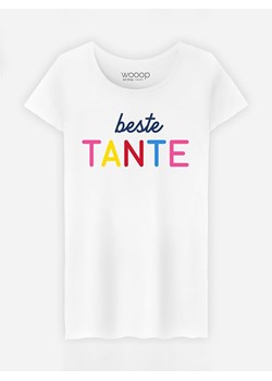 WOOOP T-shirt "Bestie Tante" w kolorze białym ze sklepu Limango Polska w kategorii Bluzki damskie - zdjęcie 188569000