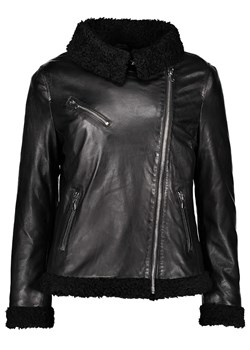 Apple of Eden Skórzana kurtka w kolorze czarnym ze sklepu Limango Polska w kategorii Kurtki damskie - zdjęcie 188569261