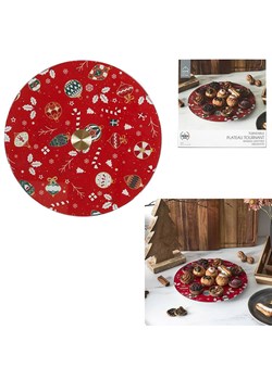 Make a Wish Talerz w kolorze czerwonym do serwowania - Ø 28 cm ze sklepu Limango Polska w kategorii Naczynia - zdjęcie 188569351