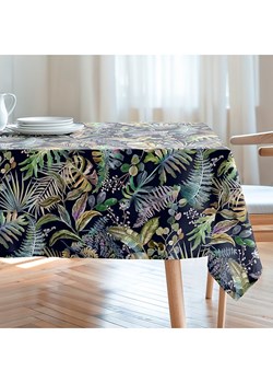 Mint Rugs Obrus "Floral And Tropical Ela" w kolorze czarno-zielonym ze sklepu Limango Polska w kategorii Obrusy i bieżniki - zdjęcie 188569824