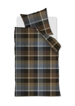 Beddinghouse Komplet pościeli flanelowej "Brett" w kolorze oliwkowo-szarym ze sklepu Limango Polska w kategorii Pościele - zdjęcie 188569850
