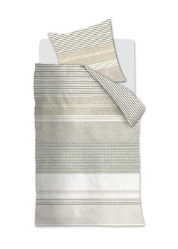 Beddinghouse Komplet pościeli flanelowej "Stitches" w kolorze biało-żółtym ze sklepu Limango Polska w kategorii Pościele - zdjęcie 188569854