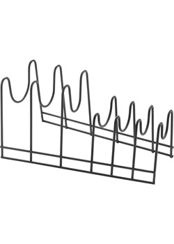 metaltex Stojak "Lido" w kolorze czarnym na pokrywki - 28 x 14 x 16 cm ze sklepu Limango Polska w kategorii Akcesoria i przechowywanie - zdjęcie 188570642