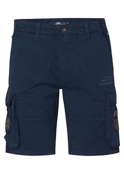 Petrol Industries Bojówki w kolorze granatowym ze sklepu Limango Polska w kategorii Spodnie męskie - zdjęcie 188570964