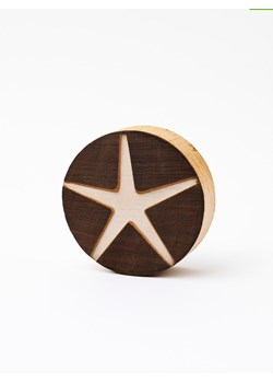 Samimi Stemple (2 szt.) "Sea Star" w kolorze jasnobrązowo-białym - 4 x 4 cm ze sklepu Limango Polska w kategorii Zabawki - zdjęcie 188571063