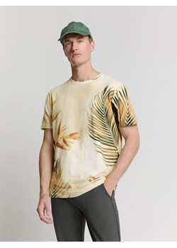 No Excess Koszulka w kolorze beżowo-zielonym ze sklepu Limango Polska w kategorii T-shirty męskie - zdjęcie 188571220