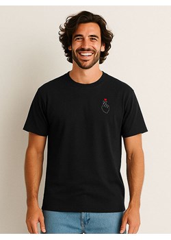 WOOOP Koszulka "K Love Cur" w kolorze czarnym ze sklepu Limango Polska w kategorii T-shirty męskie - zdjęcie 188571443