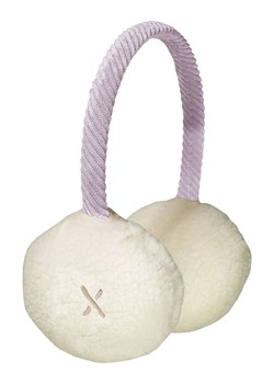 MaxiMo Pluszowe nauszniki w kolorze kremowo-fioletowym ze sklepu Limango Polska w kategorii Czapki dziecięce - zdjęcie 188571502