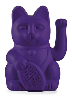 Donkey Figurka dekoracyjna "Lucky Cat" w kolorze fioletowym - 10,5 x 15 x 8,5 cm ze sklepu Limango Polska w kategorii Dekoracje - zdjęcie 188571584