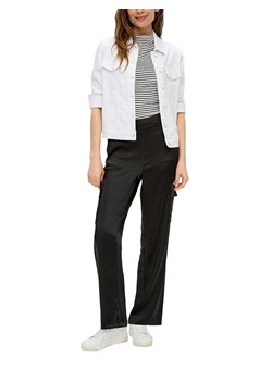 s.Oliver Bojówki w kolorze czarnym ze sklepu Limango Polska w kategorii Spodnie damskie - zdjęcie 188571704