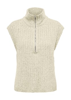 ONLY Bezrękawnik w kolorze kremowym ze sklepu Limango Polska w kategorii Swetry damskie - zdjęcie 188571852